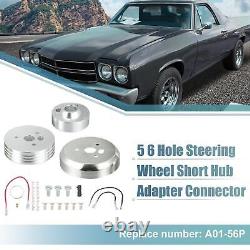 5 & 6 Hole Steering Wheel Short Hub Adapter for Tilt Columns for GM for Chevy