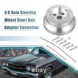 5 6 Hole Steering Wheel Short Hub Adapter for Tilt Columns for GM for Chevy Car