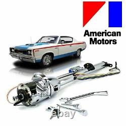 58-87 AMC Keyed Tilt Steering Column Shift GM 33 Chrome l-head pacer v6 amx 327