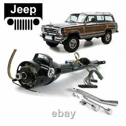 63-83 Jeep Wagoneer Black Tilt Steering Column Keyed 33 SJ Pioneer Hawk 17 Dana