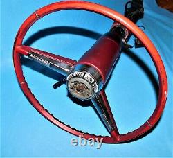 65 66 Chevy Impala Ss Caprice Tilt/telescopic Steering Column Steering Wheel