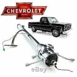 73-83 Chevy Truck 33 Chrome GM TILT STEERING COLUMN 3-Speed C10 TH350 Automatic