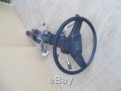73-87 Chevy GMC Truck OEM Black Steering Wheel & Column with Tilt + Ignition Keys