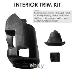 Auto Tilt Steering Column Cover Upper and Lower Shroud Trim Dust Protector