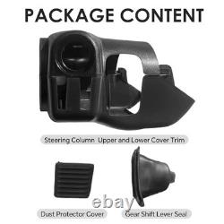 Auto Tilt Steering Column Cover Upper and Lower Shroud Trim Dust Protector