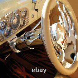 Billet Polished Aluminum GM Steering Column Dress-Up Kit Turn Signal Tilt Chevy