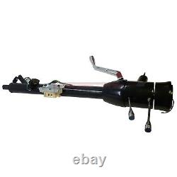 Black Stainless 30 Automatic Tilt Steering Column Shift WithIgnition Key Chevy GM