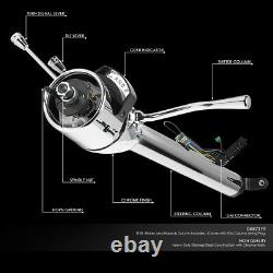Chrome 30Tilt Automatic AT Hot Rod Steering Column Shifter For 55-59 Chevy GM
