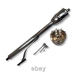 Demotor Performance Hot Rod Chrome 32 Tilt Manual Steering Column Without Key