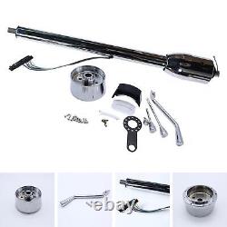 Floor Shift Tilt Manual Steering Column Trucks Component with Wheel Adapter