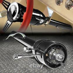 For 55-59 Chevy Gm Hot Rod 30 Tilt Manual Steering Column Floor Shifter Black
