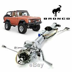 Ford Bronco 1966-1977 33 Keyed Chrome Tilt Steering Column LTD 460 400 Roadster