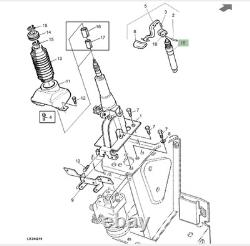 Genuine John Deere 6300 Tractor Steering Column Tilt Lever Gas Strut AL222225