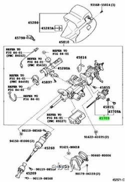 Genuine Lexus GS300 GS430 SC430 Tilt Steering Slider Sub-Assy 45709-30030