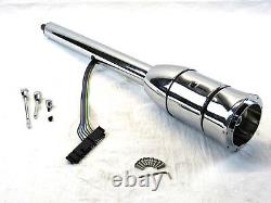 Hot Rod 28 Tilt Steering Column Manual With Wheel Adapter Chrome S81013C