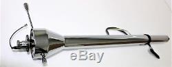 Hot Rod Steering Column 30 Inch Chrome Straight Non-tilt Collapsible +eng Report