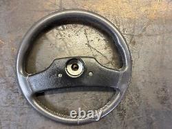 Jaguar XJS / Series 3 XJ6 XJC Black Steering Wheel Non Tilt Column Pre Facelift