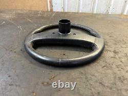 Jaguar XJS / Series 3 XJ6 XJC Black Steering Wheel Non Tilt Column Pre Facelift