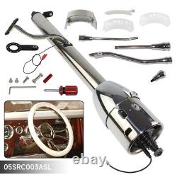 LR GM 28'' Tilt AT Automatic Style Steering Column Universal for GM Cars Silver