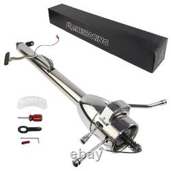 LR GM 30'' Tilt AT Automatic Style Steering Column Universal for GM Cars Silver