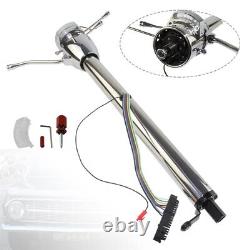 LR GM 30'' Tilt AT Automatic Style Steering Column Universal for GM Cars Silver