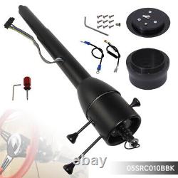 LR GM 32'' Tilt MT Manual Collapsible Steering Column Universal with9 Hole Adapter