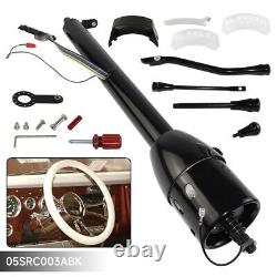 LR GM Black 28'' Tilt AT Automatic Style Steering Column Universal for GM Cars