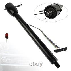 LR GM Black 32'' Tilt MT Manual Style Steering Column Universal for GM Car 69-94