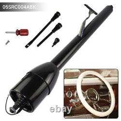 LR GM Black 32'' Tilt MT Manual Style Steering Column Universal for GM Car 69-94