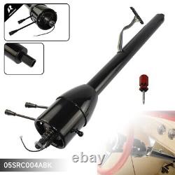 LR GM Black 32'' Tilt MT Manual Style Steering Column Universal for GM Car 69-94