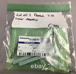 Lot of 2 Doosan Steering Column Tilt Lever A401163 For Forklifts (TB)