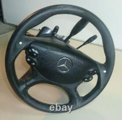 Mercedes Benz Sl500 Black 2008 A2304620420 Electric Steering Wheel Only