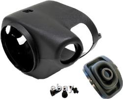 New Upper & Lower Steering Column Cover Shroud for Tilt Steering + Shift Boot