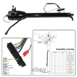 Stainless Steel 28 Auotomatic Tilt Steering Column No Key for GM 1969-1994