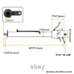 Stainless Steel 28 Auotomatic Tilt Steering Column No Key for GM 1969-1994