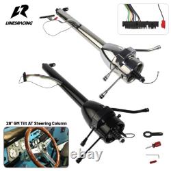 Stainless Steel 28 Auotomatic Tilt Steering Column No Key for GM 1969-1994