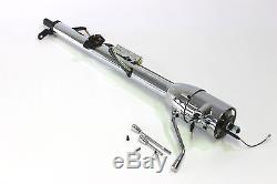 Steering Columns 28 Inch Chrome Tilt With Key Auto Shift 3 Or 4 Speed Auto Adr