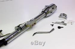 Steering Columns 28 Inch Chrome Tilt With Key Auto Shift 3 Or 4 Speed Auto Adr