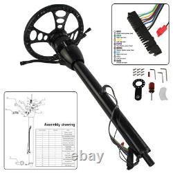 Universal 28'' Tilt AT Automatic Steering Column GM + 14'' 9 Bolt Steering Wheel