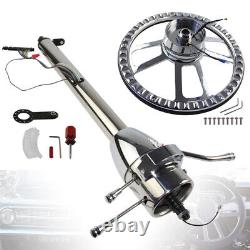 Universal 28'' Tilt AT Automatic Steering Column GM with 9 Bolt Steering Wheel SL