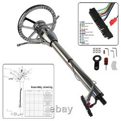 Universal 28'' Tilt AT Automatic Steering Column GM with 9 Bolt Steering Wheel SL