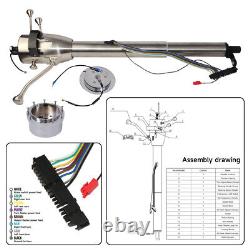 Universal 30'' Collapsible Tilt AT Automatic Steering Column Fits for GM 1969-94