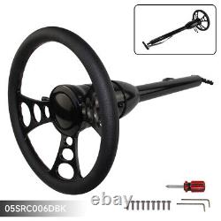 Universal GM 28'' Tilt MT Manual Steering Column GM with9 Bolt Steering Wheel BK