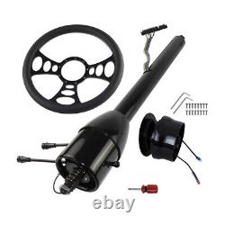 Universal GM 28'' Tilt MT Manual Steering Column GM with9 Bolt Steering Wheel BK